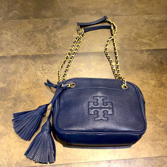 Tory Burch Handbags - Tory Burch Navy Blue bag